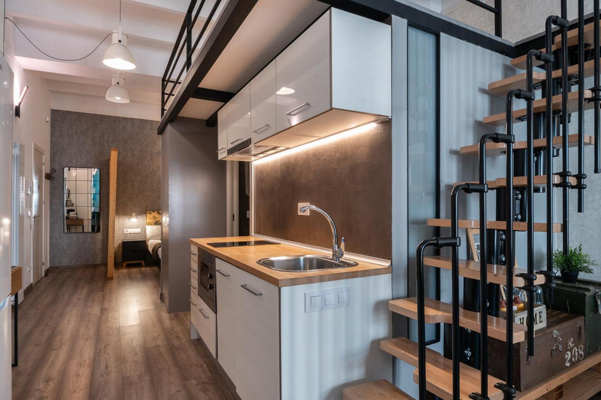Beautiful Renovated Loft Minutes From The Beach Barcellona Esterno foto